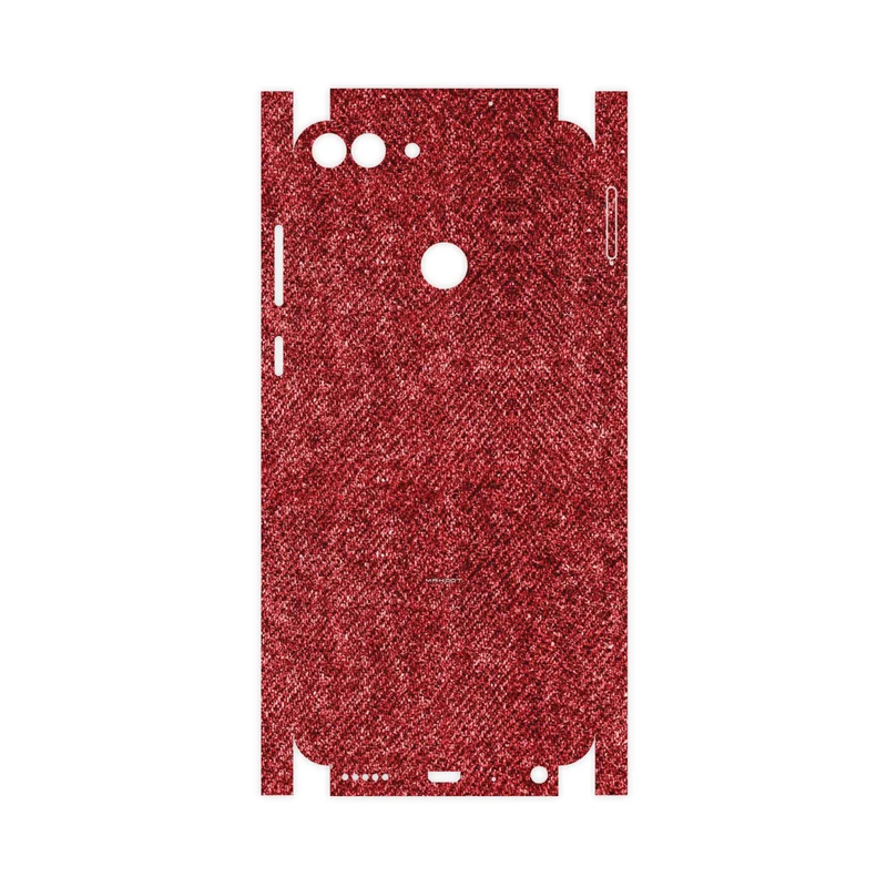 برچسب پوششی ماهوت مدل Fabric Texture 4-FullSkin مناسب برای گوشی موبایل هوآوی P Smart