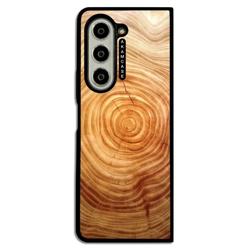 کاور آکام مدل AMC-WSGZFOLD5-WOOD-2 مناسب برای گوشی موبایل سامسونگ Galaxy Z Fold 5