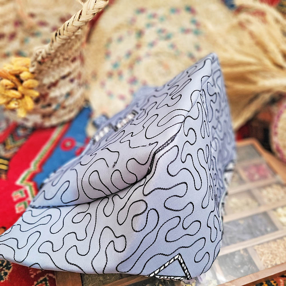 کیف دوشی دست دوز زنانه مدل نیک ثمر