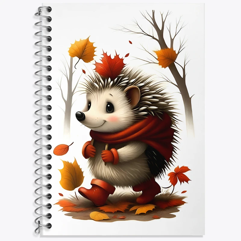 دفتر لغت 50 برگ خندالو طرح جوجه تیغی بامزه کد F7093