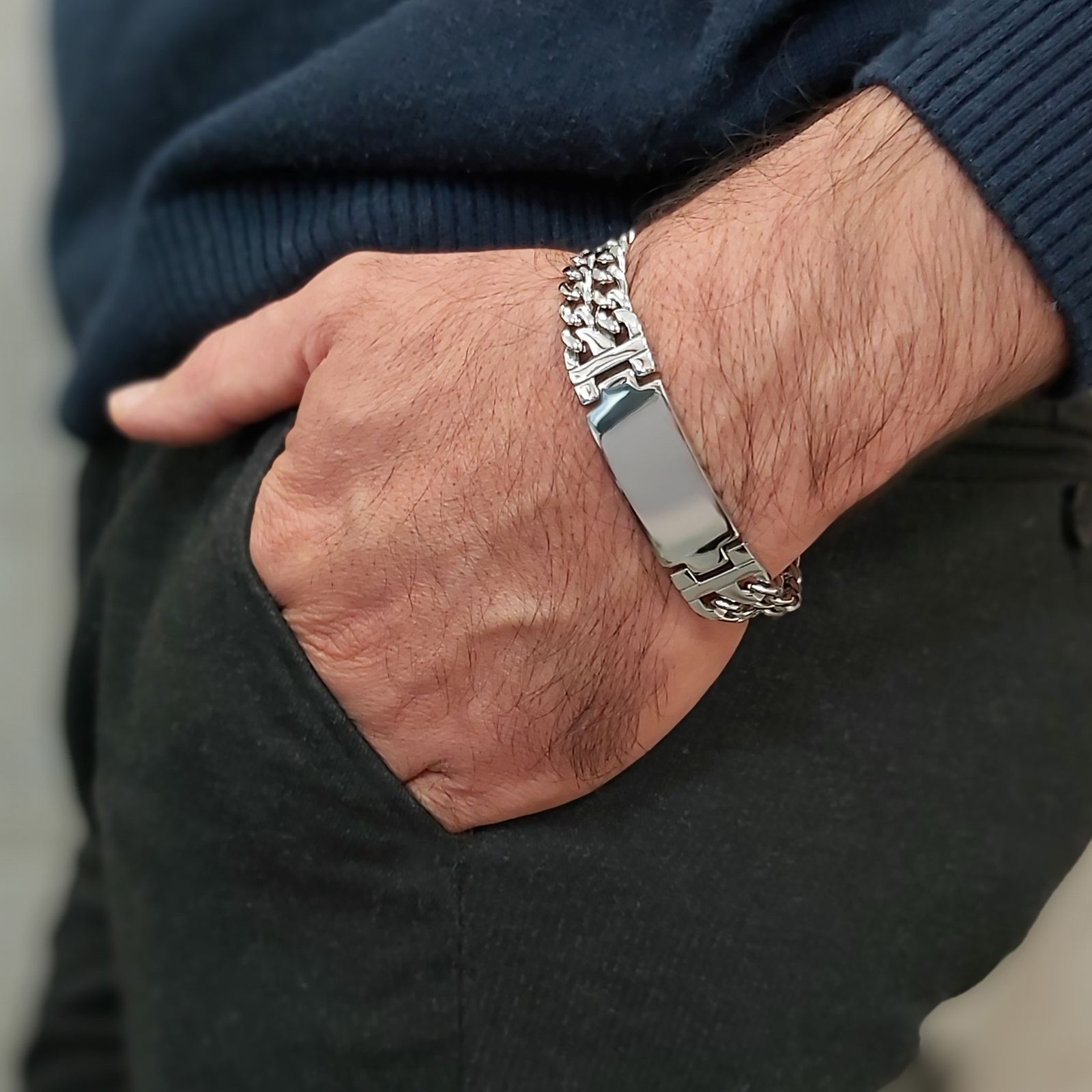 دستبند مردانه اقلیمه مدل DS519 -  - 3