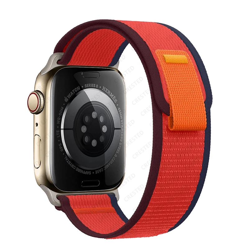 بند گوف مدل Trail Loop Dual Color مناسب برای اپل واچ سری 7 سایز 41 میلی متری