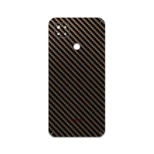 MAHOOT Glossy-Brown-Fiber Cover Sticker for Xiaomi Redmi 9C NFC