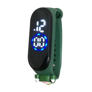 ساعت مچی دیجیتال مدل ضدآب سیلیکونی دخترک لباس قورباغه ای کد G FR 55