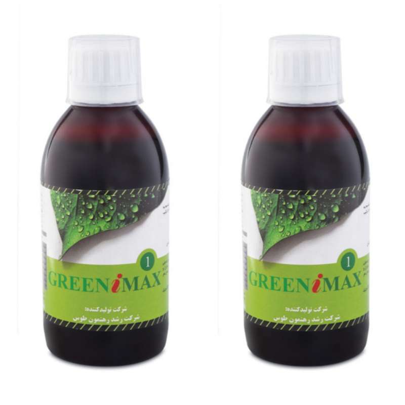کود مایع گیاهان آپارتمانی گرین مکس مدل 04 حجم 250 میلی لیتر بسته دو عددی کود مایع گیاهان آپارتمانی گرین مکس مدل 04 حجم 250 میلی لیتر بسته دو عددی