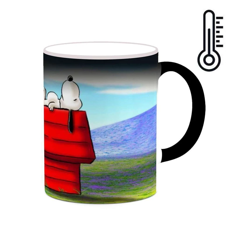 ماگ حرارتی کاکتی مدل کارتون Snoopy کد mgh23103