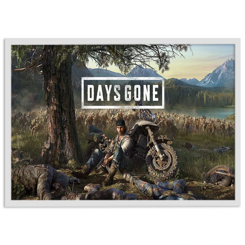 تابلو نوری بکلیت مدل طرح بازی گیم نت Days gone مدل چراغدار W-s1391