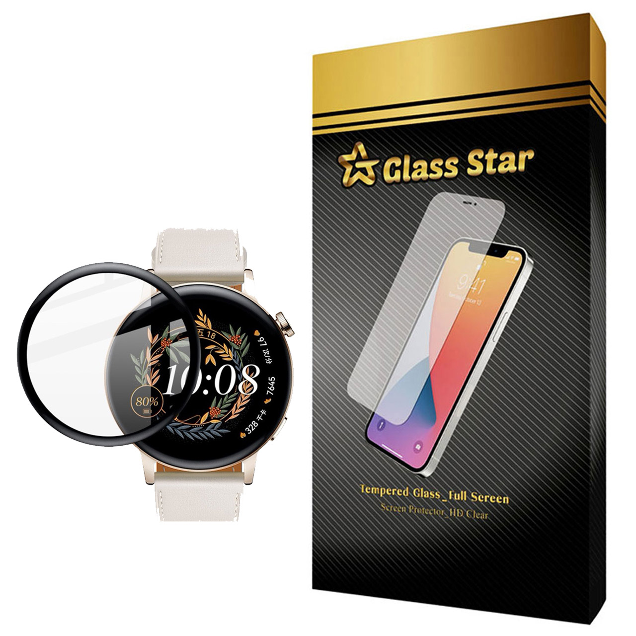 محافظ صفحه نمایش گلس استار مدل PMMA-X مناسب برای ساعت هوشمند هوآوی Watch GT3 46 mm