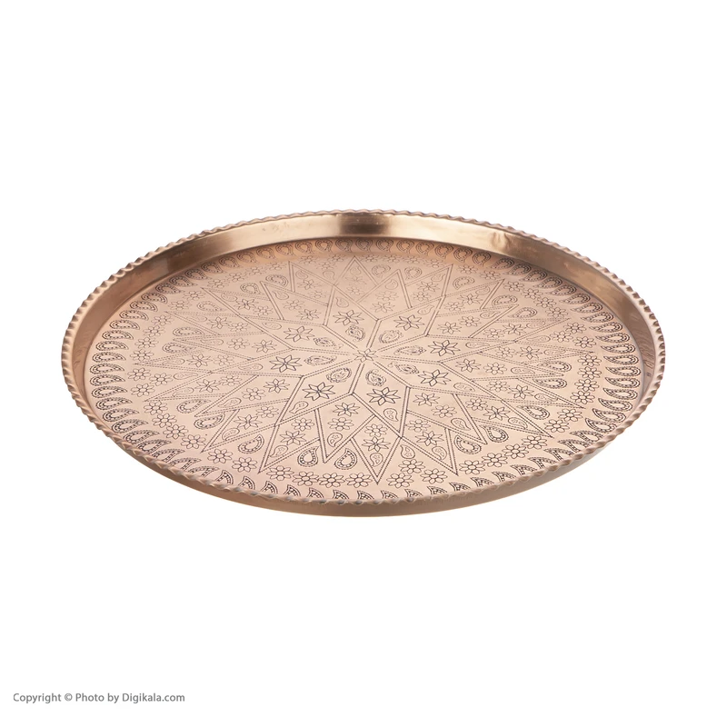 عکس شماره 3 : سینی مسی مس زنجان کد 7