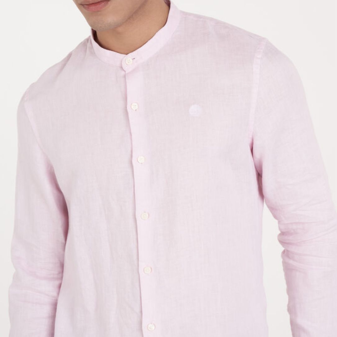 پیراهن آستین بلند مردانه تیمبرلند مدل Mill River Korean-Collar -  - 4