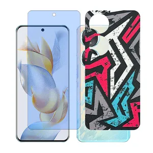 Glass together model matte anti blue screen protector suitable for Honor 70 mobile phone with back cover sticker