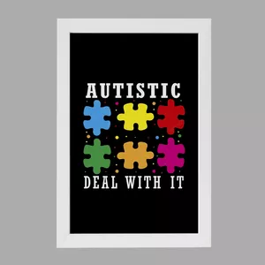 تابلو خندالو مدل اتیسم Autism کد 26727