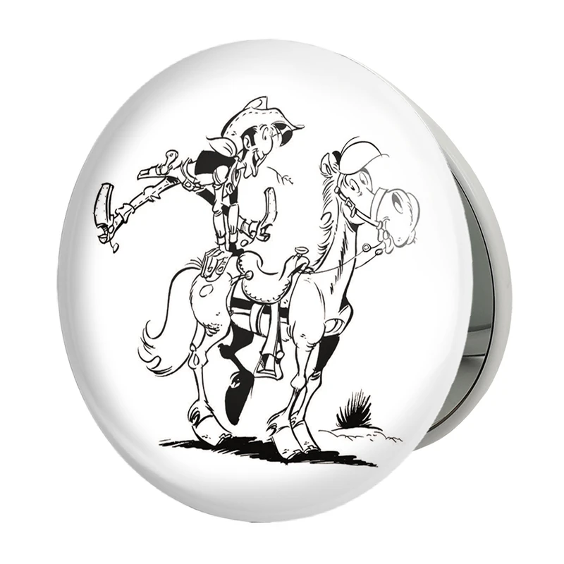 آینه جیبی خندالو طرح لوک خوش شانس مدل تاشو کد 29340