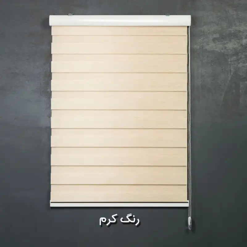 پرده زبرا طرح چوب کد SND-A-70 سایز 70x180 سانتی متر