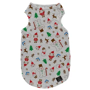 لباس سگ و گربه 27 طرح Christmas Elements کد MH672 سایز L