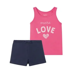 ست تاپ و شلوارک دخترانه لوپیلو مدل YS001