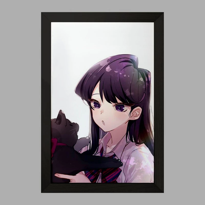 تابلو خندالو مدل انیمه کومی سان  کد 16118