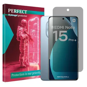 Perfect Hydrogel model privacy screen protector suitable for Xiaomi Redmi Note 15 Pro Plus mobile phone