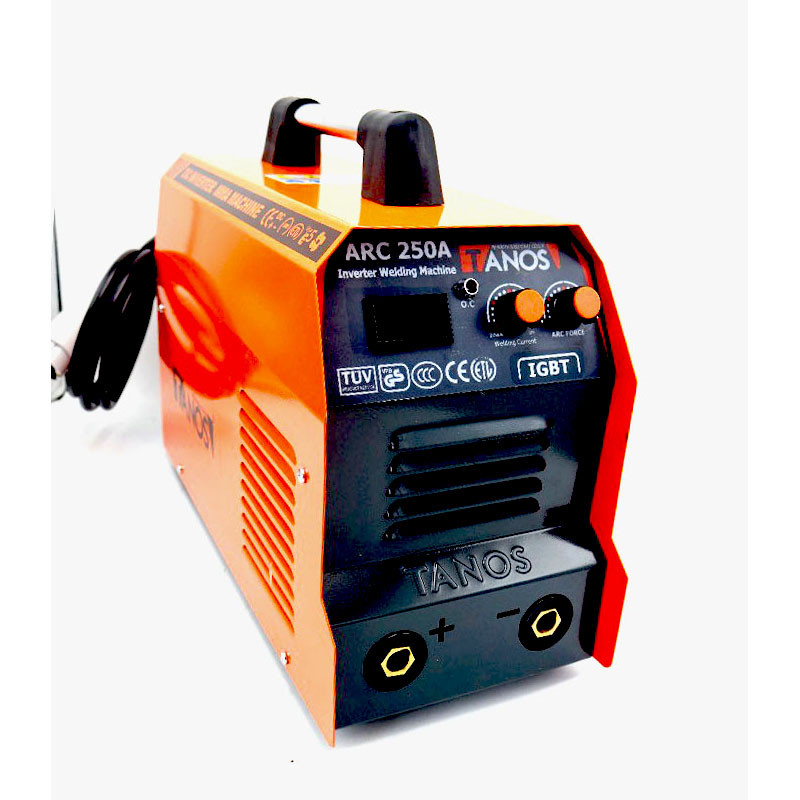 دستگاه جوش اینورتر 250 آمپر تانوس مدل IGBT250