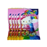 پاستیل لقمه ای شکری میوه ای مارابو - 50 گرم بسته 5 عددی