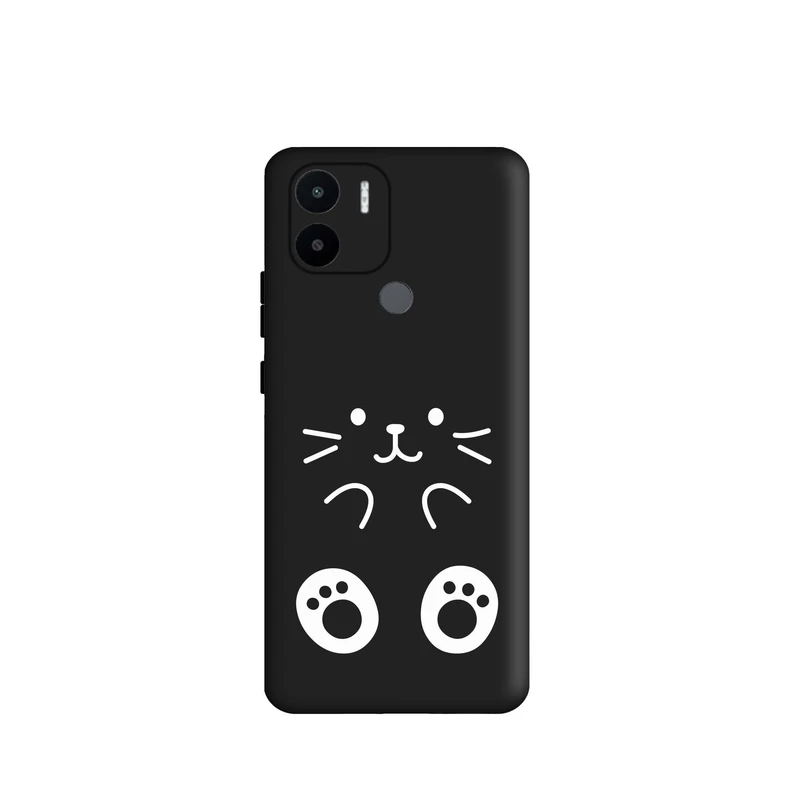 کاور قاب گارد طرح گربه مینیمال کیوت کد t6441 مناسب برای گوشی موبایل شیائومی Redmi A1 Plus / Redmi A2 Plus 