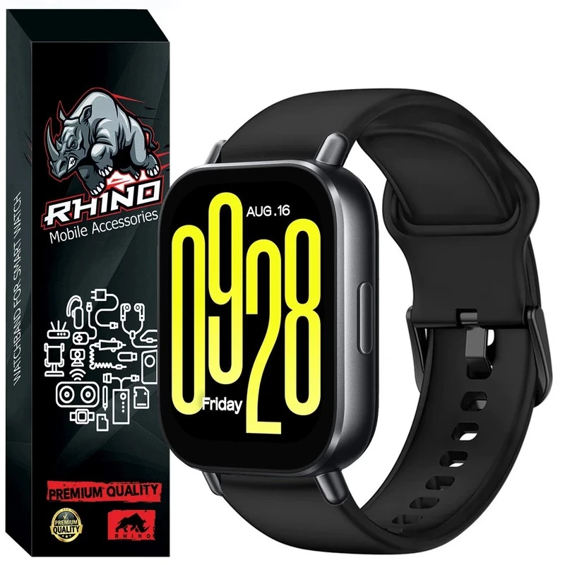 بند راینو مدل Silic-SQ مناسب برای ساعت هوشمند شیائومی Redmi Watch 5 Active / Redmi Watch 5 Lite 22MM 