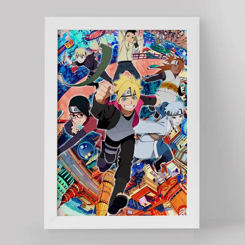 تابلو خندالو مدل بوروتو اوزوماکی انیمه بوروتو کد 15737