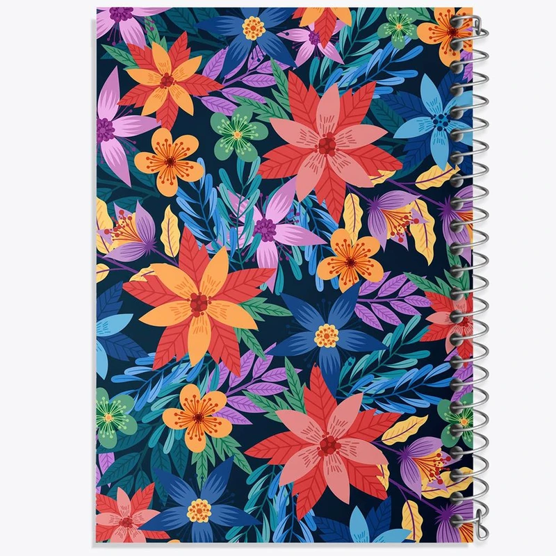 دفتر نت موسیقی 50 برگ خندالو مدل گل گلی کد 29030