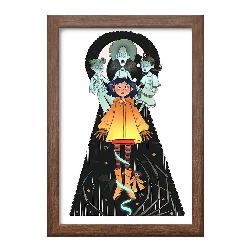 تابلو خندالو طرح کورالاین Coraline  کد 20789