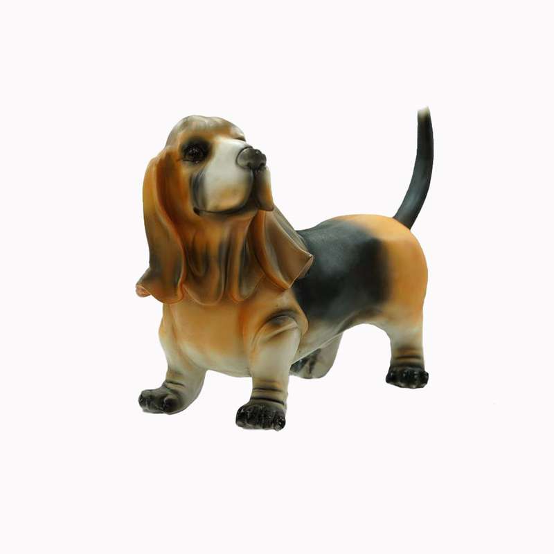 مجسمه مدل سگ بیگل طبیعی