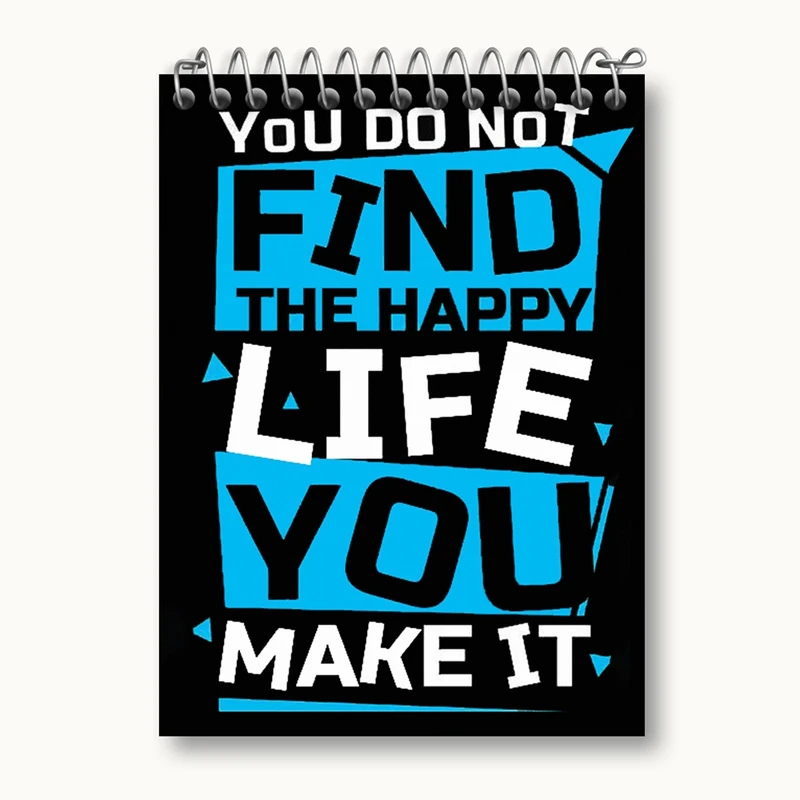 دفتر یادداشت 50 برگ خندالو مدل جملات انگیزشی کد 24819