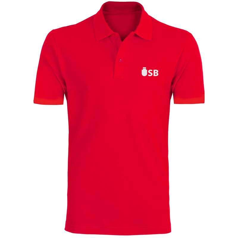 پولوشرت آستین کوتاه مردانه مدل X87 رنگ قرمز
