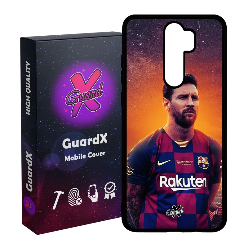کاور گارد ایکس طرح Messi مدل Glass10123 مناسب برای گوشی موبایل شیائومی Redmi 9 / 9 Prime