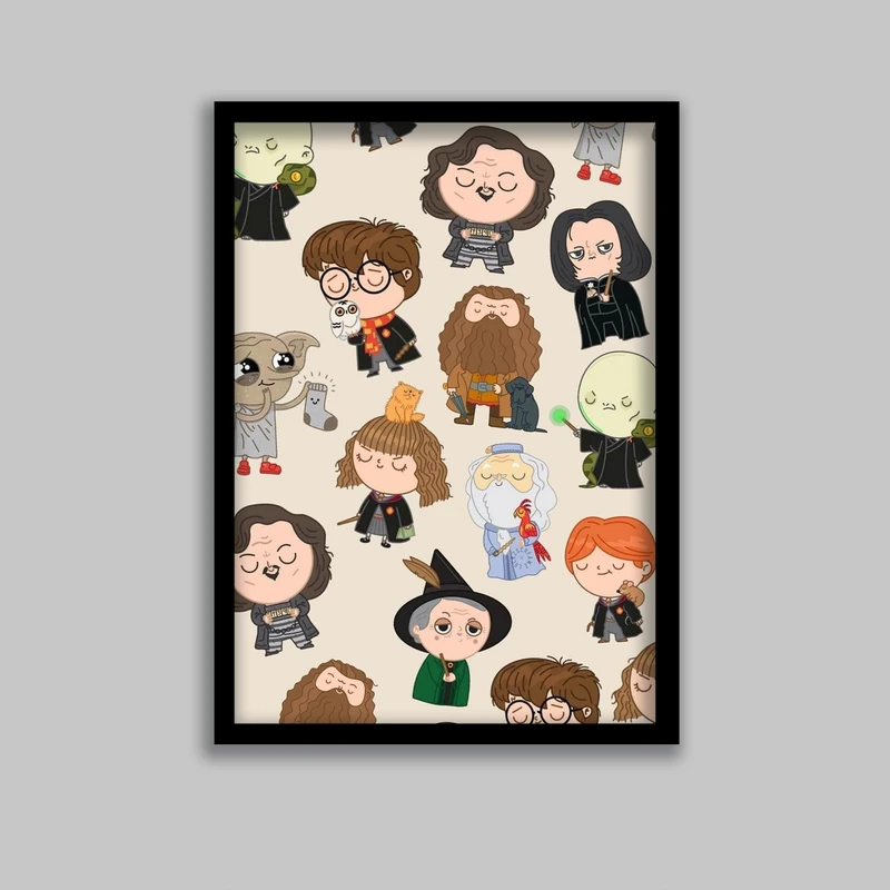 تابلو مدل هری پاتر Harry Potter کد LA-G10582-2