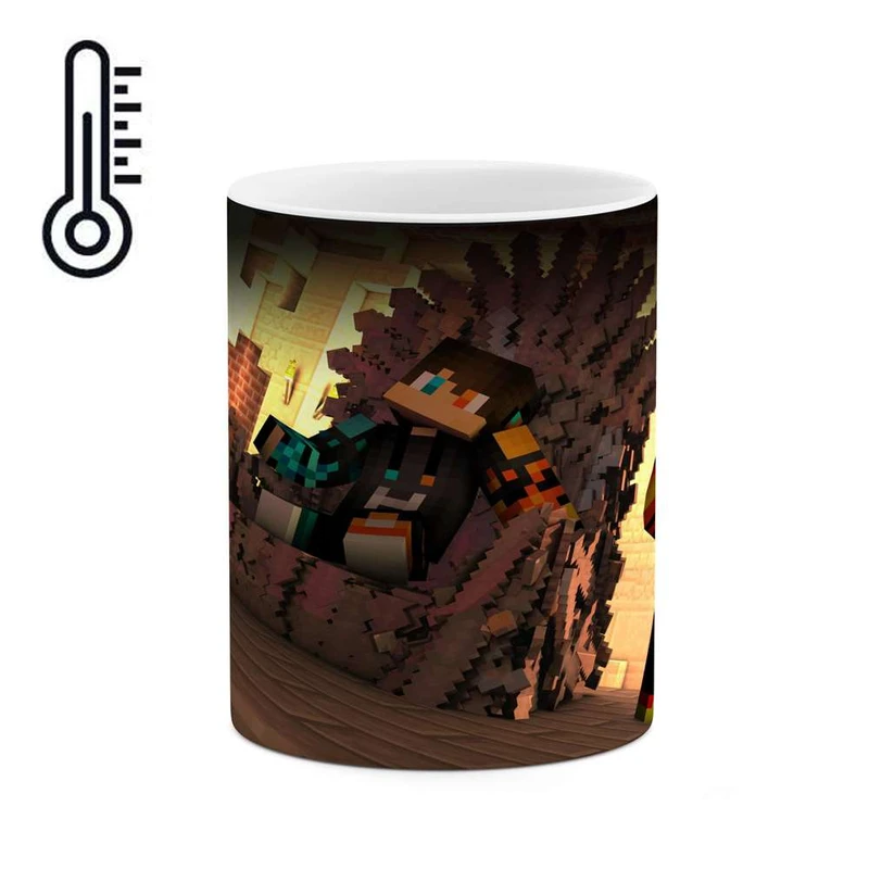 ماگ حرارتی کاکتی مدل ماینکرافت کد mgh13005