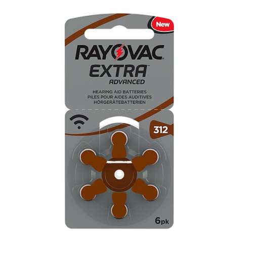 باتری سمعک ریوواک مدل 312 بسته 6 عددی