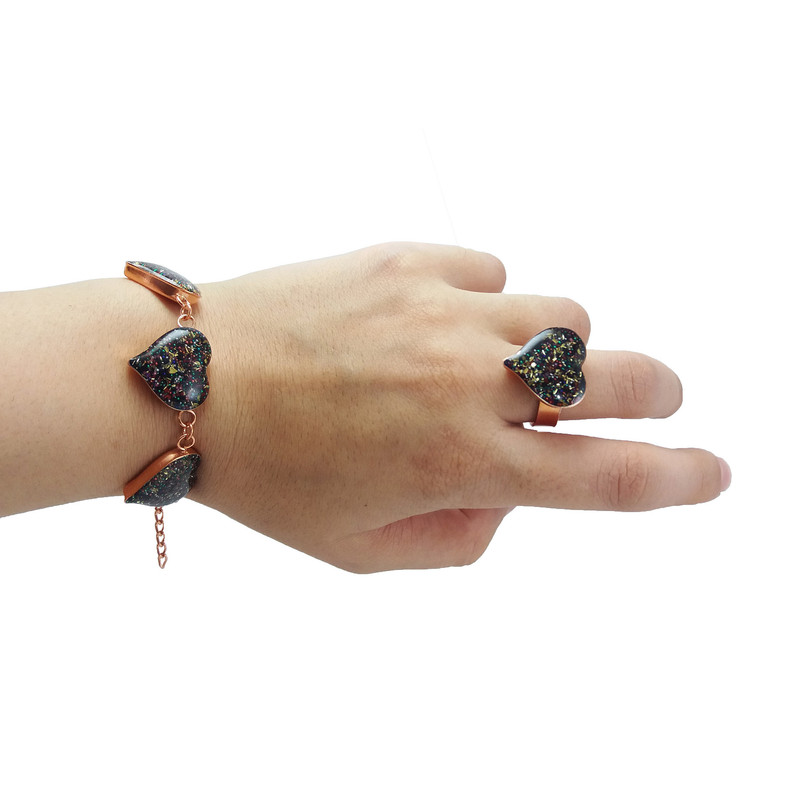 نیم ست دخترانه مدل قلب کد G1093