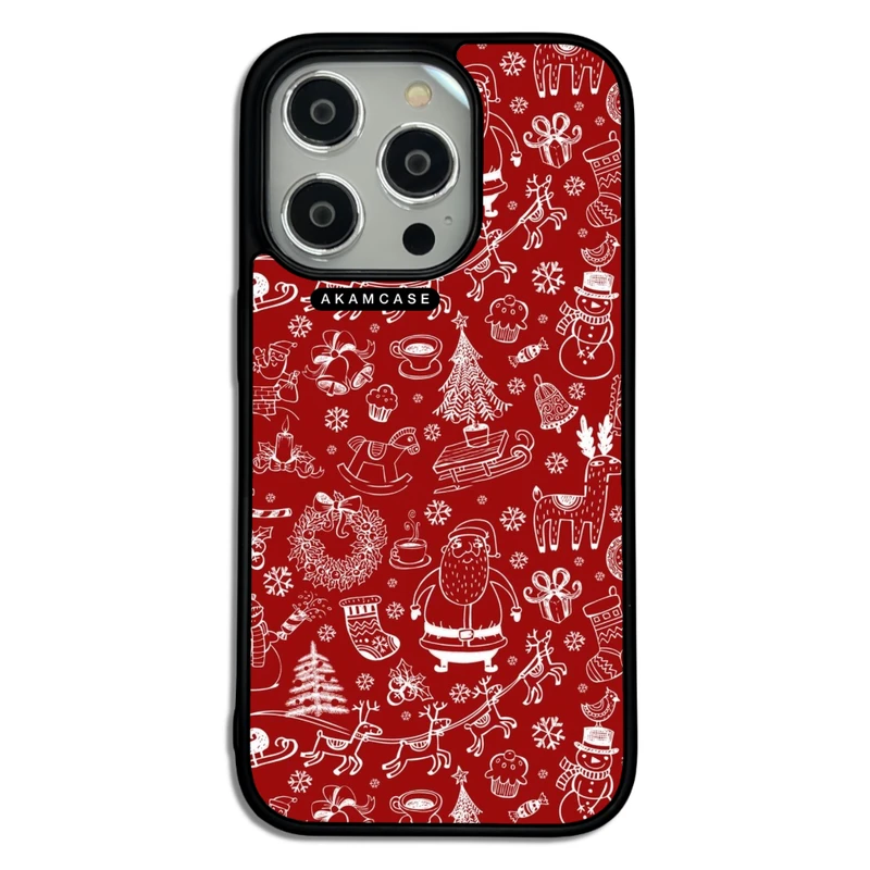 کاور آکام مدل AMC-WA14PRO-CHRISTMAS-20 مناسب برای گوشی موبایل اپل iPhone 14 Pro