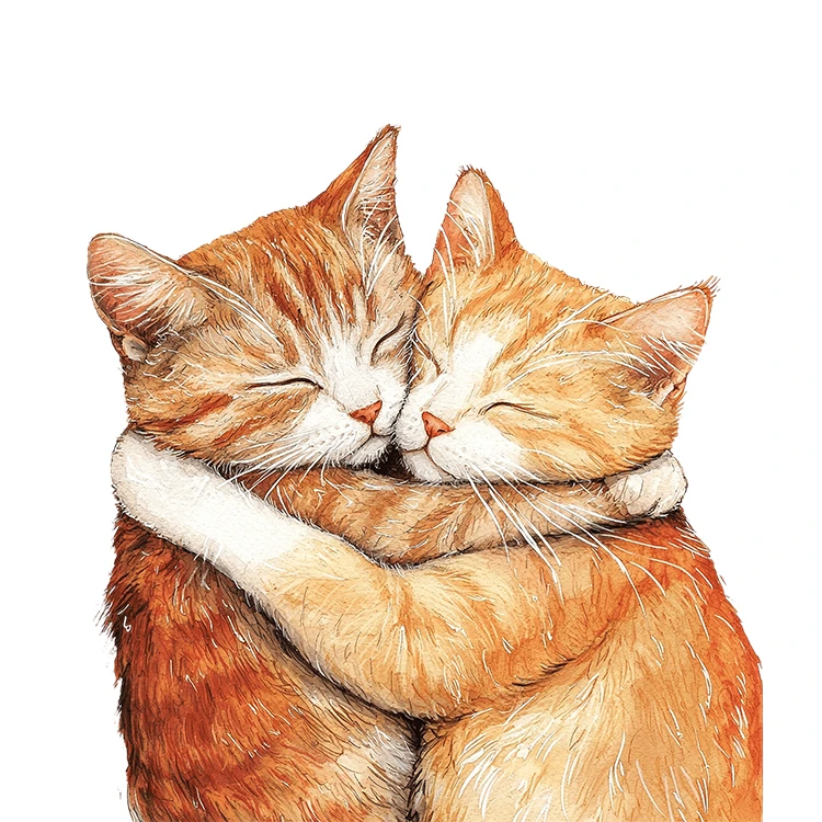 استیکر پارچه و لباس پاد آفرین مدل گربه کیوت فانتزی بامزه کد S2462