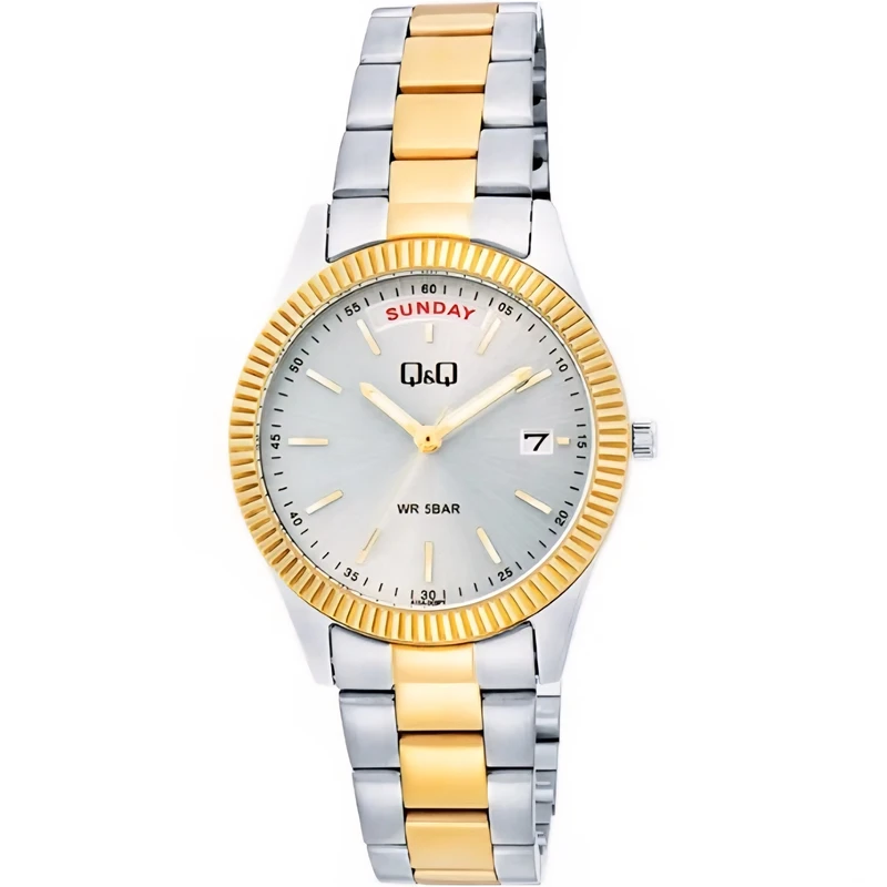 ساعت مچی عقربه‌ای کوارتز زنانه کیو اند کیو مدل A15A-002PY