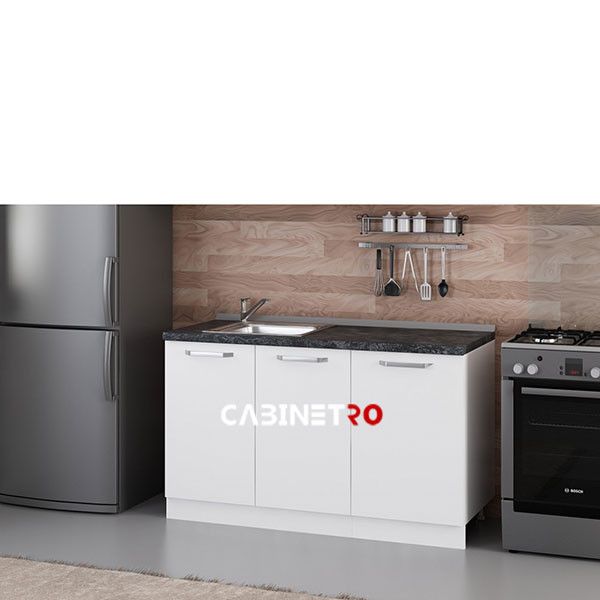 کابینت زمینی فلفور کابینت مدل 130 cm مجموعه دو عددی