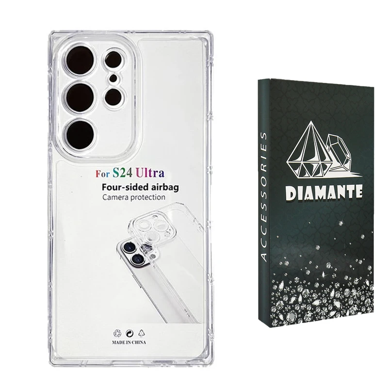 کاور دیامانته مدل Nahid Navy مناسب برای گوشی موبایل سامسونگ Galaxy S24 Ultra