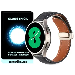 Glassthick band model Mag Leather GL suitable for Samsung Galaxy Watch 4 40mm / Watch 4 44mm / Watch 4 Classic 42mm / Watch 4 Classic 46mm smartwatch