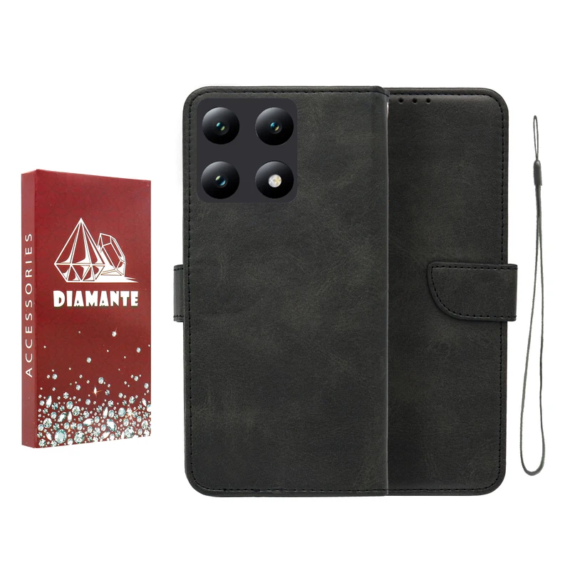 کیف کلاسوری دیامانته مدل Scusa Rd مناسب برای گوشی موبایل شیائومی Mi 14T به همراه بند آویز