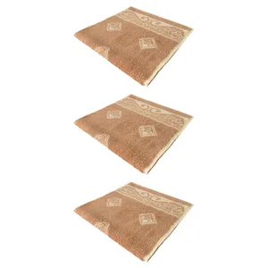 حوله دستی فرش مریم مدل Gol1 سایز 30x60 سانتی متر  بسته 3 عددی