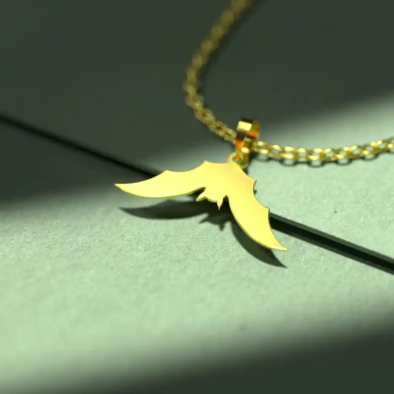 گردنبند طلا 18 عیار زنانه مدوپد مدل هالووین کد G3-1-1196