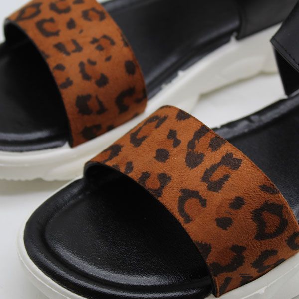 صندل زنانه پاپا مدل ملودی پلنگی کد 1-1388-GY -  - 41