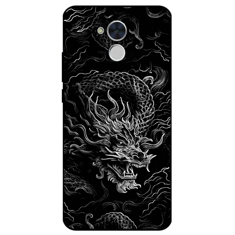  کاور مگافون طرح اژدها مدل 1897 مناسب برای گوشی موبایل آنر V9 Play / 6C Pro      