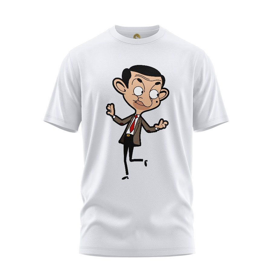 تی شرت آستین کوتاه زنانه هومرو مدل TW399 طرح مستر بین -  - 1