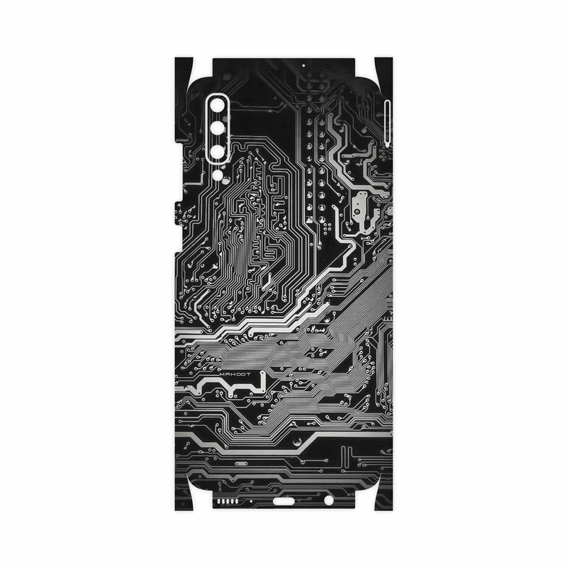 برچسب پوششی ماهوت مدل Black Printed Circuit Board-FullSkin مناسب برای گوشی موبایل سامسونگ Galaxy A70